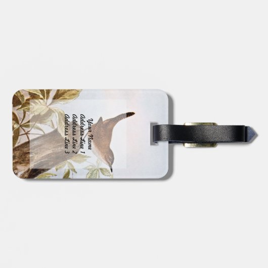 House Wren Bagagelabel (Achterkant horizontaal)