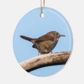 House Wren Keramisch Ornament (Links)