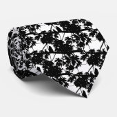 House Wren Silhouette Love Bird die kijkt Stropdas (Opgerold)