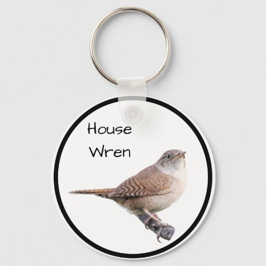 House Wren Sleutelhanger (Voorkant)