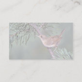 House Wren Visitekaartje (Achterkant)