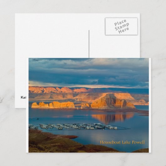 Houseboat Lake Powell Briefkaart (Voorkant / Achterkant)