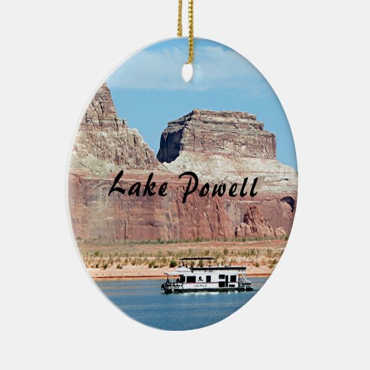 Houseboot, Lake Powell, Arizona, USA 6 (caption) Keramisch Ornament (Rechts)