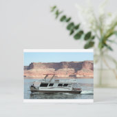 Houseboot, Lake Powell, Arizona, Verenigde Staten  Briefkaart (Staand voorkant)