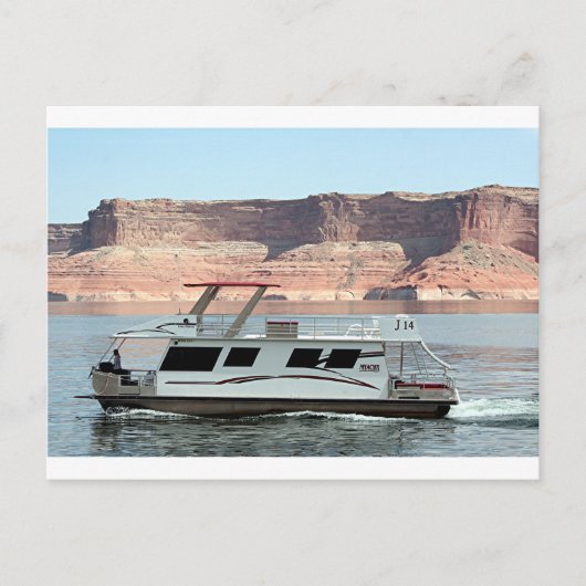 Houseboot, Lake Powell, Arizona, Verenigde Staten  Briefkaart (Voorkant)