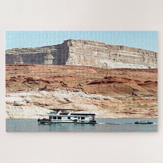 Houseboot, Lake Powell, Arizona, Verenigde Staten  Legpuzzel (Horizontaal)