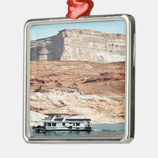 Houseboot, Lake Powell, Arizona, Verenigde Staten  Metalen Ornament (Links)