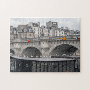 Houseboot nabij Pont Neuf - Parijs, Frankrijk Legpuzzel