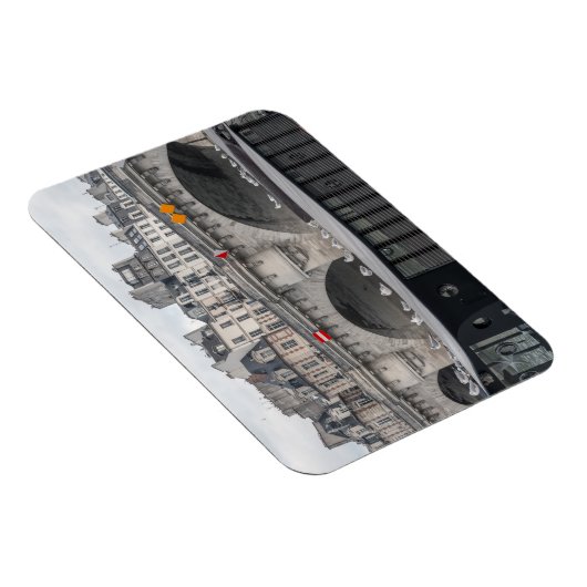 Houseboot nabij Pont Neuf - Parijs, Frankrijk Magneet (Rechterzijde)