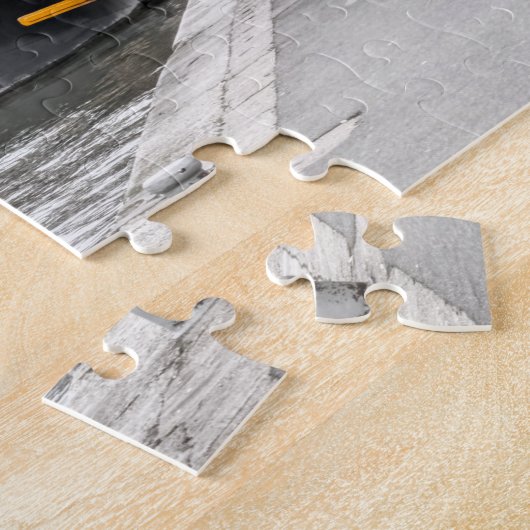 Houseboten nabij Pont Bir-Hakeim - Parijs Legpuzzel (Zijkant)