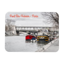 Houseboten nabij Pont Bir-Hakeim - Parijs