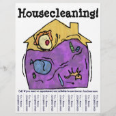 Housecleaning Flyer (Voorkant)