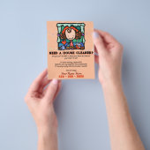 Housecreaning Huis Cleaner  Promo Flyer (Hand)
