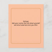 Housecreaning Huis Cleaner  Promo Flyer (Achterkant)