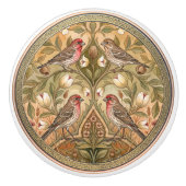 Housefinches Bird Ceramic Pull Knob Keramische Knop (Voorkant)