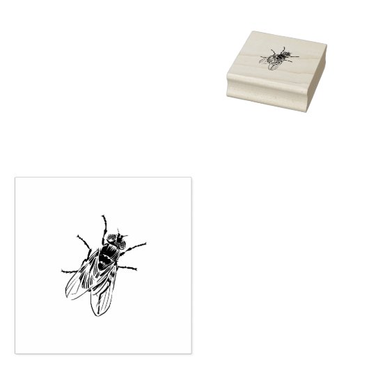 Housefly stempel (Gestempeld)