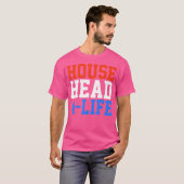 Househead 4 Life House Music Edm Dj T-shirt (Voorkant volledig)
