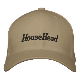 HouseHead-Pet Geborduurde Pet