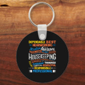 Housekeeng Appreciation Environmental Services Wee Sleutelhanger (Voorkant)