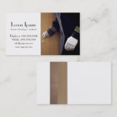 Housekeeper Doorman Hotel Business Card Template Visitekaartje (Voorkant / Achterkant)