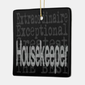Housekeeper Extraordinaire Keramisch Ornament (Links)