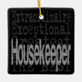 Housekeeper Extraordinaire Keramisch Ornament (Voorkant)