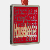 Housekeeper Extraordinaire Metalen Ornament (Rechts)