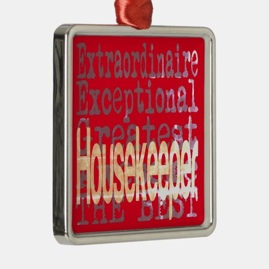 Housekeeper Extraordinaire Metalen Ornament (Rechts)