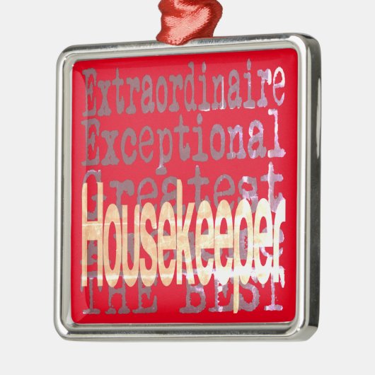 Housekeeper Extraordinaire Metalen Ornament (Links)