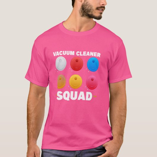 Housekeeper Stofzuiger Squad T-shirt (Voorkant)