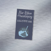 Housekeeping Badge Navy Magnetisch Visitekaartje (Voorbeeld)