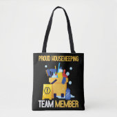 Housekeeping Cleaning Team Proud Housekeeper Tote Bag (Voorkant)
