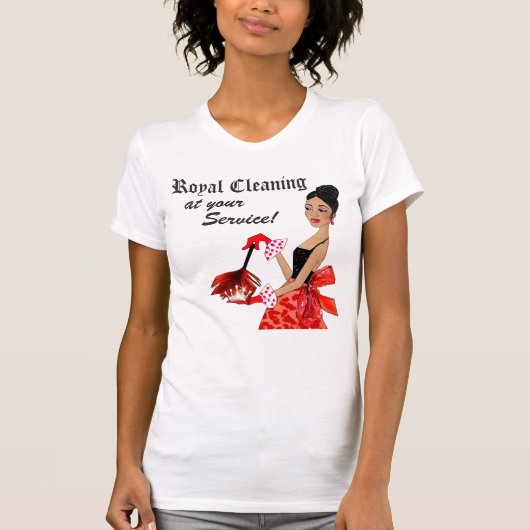 Housekeeping DIVA T-Shirts/African American Diva T-shirt (Voorkant)