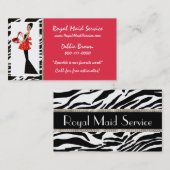 HouseKeeping Diva Visitekaartjes (Voorkant / Achterkant)