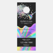 Housekeeping House Cleaning Maid Janitor Deurhanger (Voorkant)