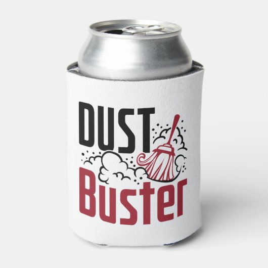 Housekeeping Housekeeper Cleaning Lady Dust Buster Blikjeskoeler (Blikje Voorkant)