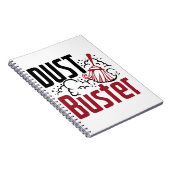 Housekeeping Housekeeper Cleaning Lady Dust Buster Notitieboek (Rechterzijde)