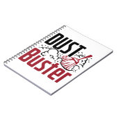 Housekeeping Housekeeper Cleaning Lady Dust Buster Notitieboek (Linkerzijde)
