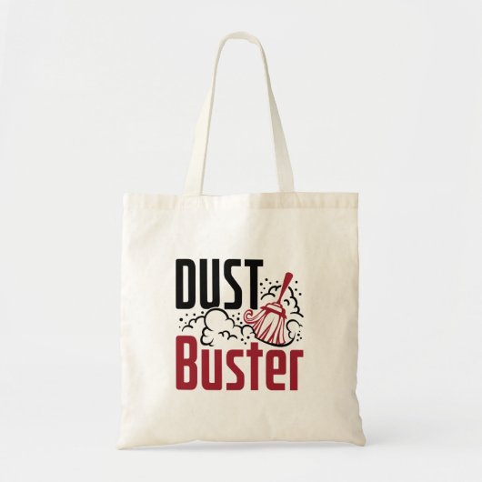 Housekeeping Housekeeper Cleaning Lady Dust Buster Tote Bag (Voorkant)