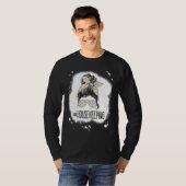 Housekeeping Life Messy Bun Housekeeper Clean Hous T-shirt (Voorkant volledig)