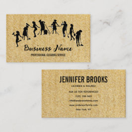 Housekeeping Maid Service Cleaning Professional Visitekaartje