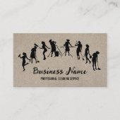 Housekeeping Maid Service Cleaning Professional Visitekaartje (Voorkant)