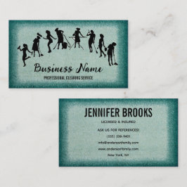 Housekeeping Maid Service Cleaning Professional Visitekaartje