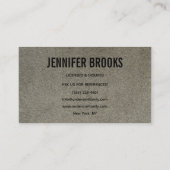 Housekeeping Maid Service Cleaning Professional Visitekaartje (Achterkant)