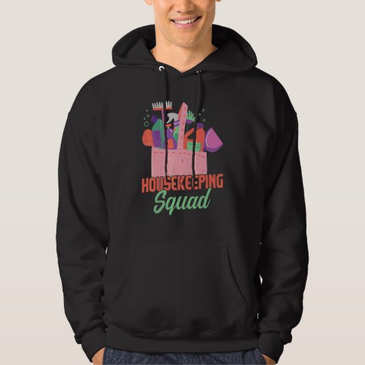 Housekeeping Squad Housekeeper Hoodie (Voorkant)