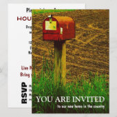 Houseopwarming Party - New Country Home Kaart (Voorkant / Achterkant)