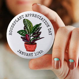Houseplant Appreciation Day - 10 januari Button