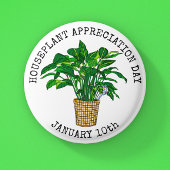 Houseplant Appreciation Day - 10 januari Button