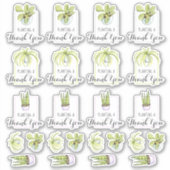 Houseplant dank u woordspeling sticker (Voorkant)