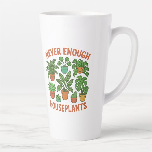 Houseplant Lovers Gift Latte Mok (Rechts)